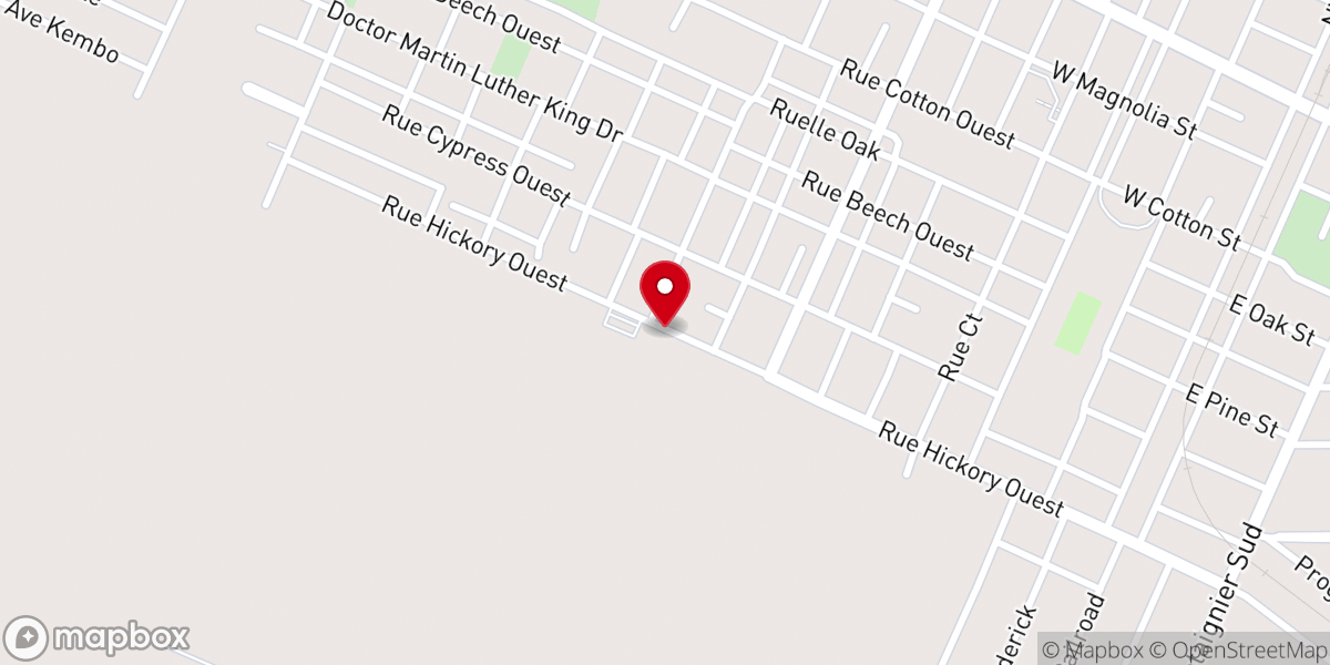 Map showing location of St John Baptist Church