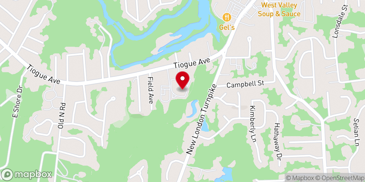 Map showing location of Christain Hill Community Church