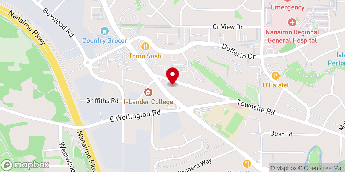 Map showing location of First Memorial Funeral Services