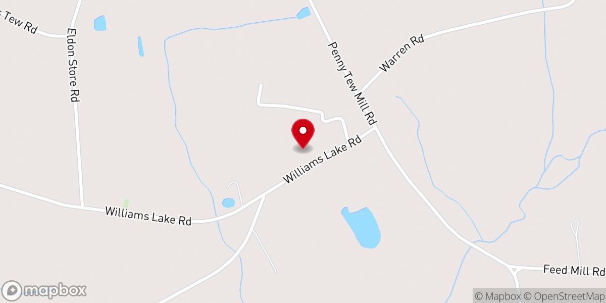 Map showing location of Old Mill Church of God