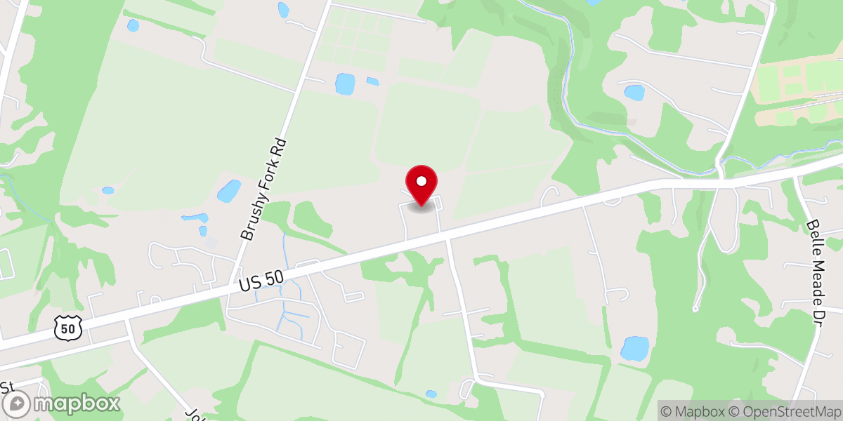 Map showing location of Owensville United Methodist Church