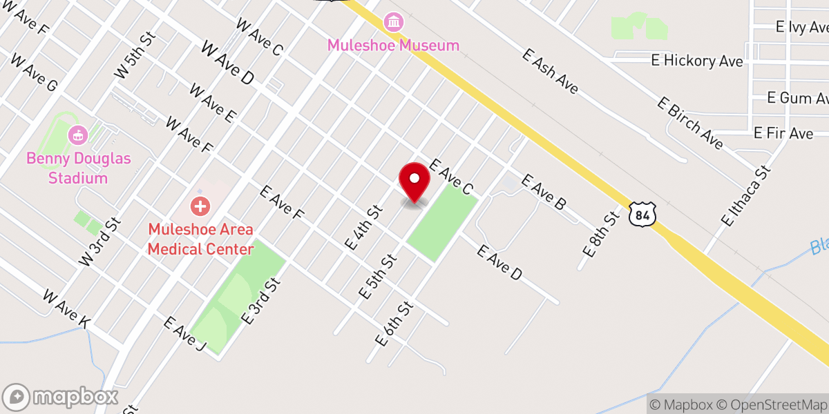 Map showing location of Iglesia De Dios Evangelio Completo