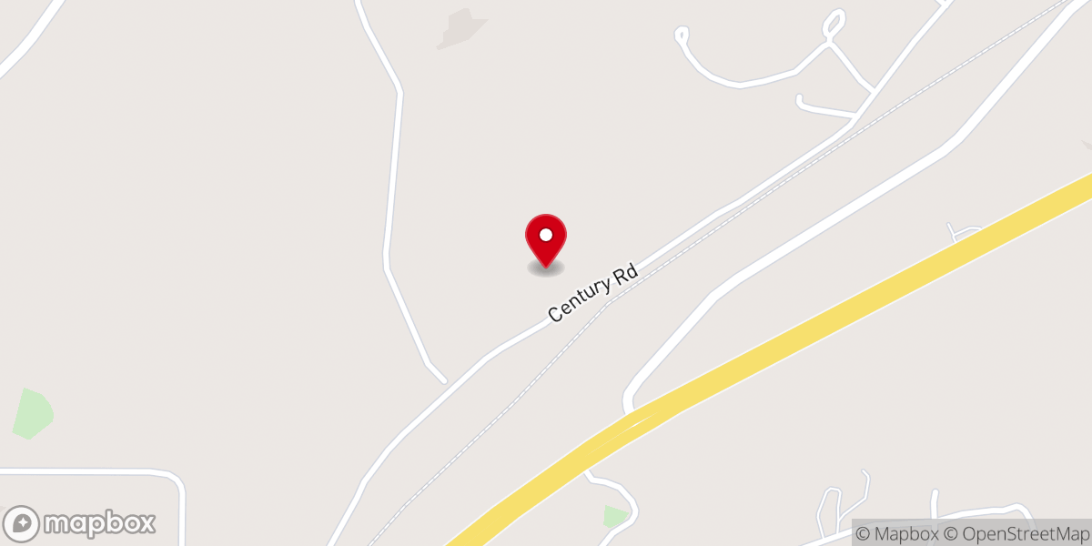 Map showing location of Salem Presbyterian Church