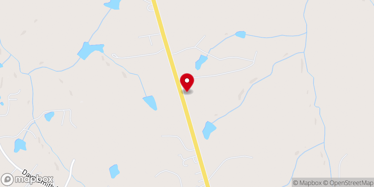 Map showing location of Warren's Chapel Missionary Baptist Church
