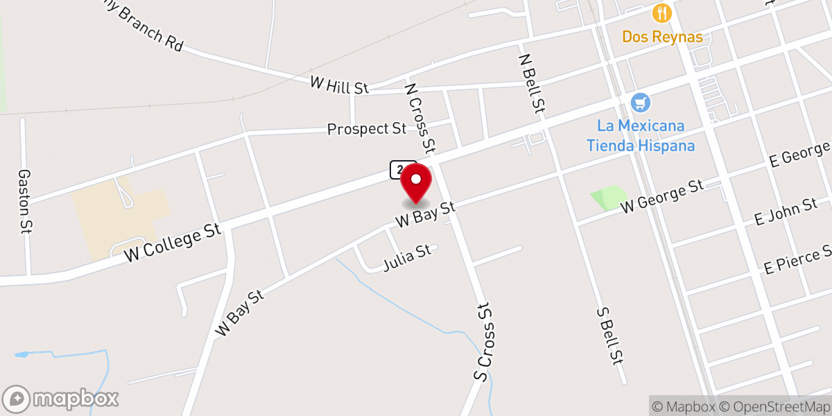 Map showing location of Saint Stephens Church