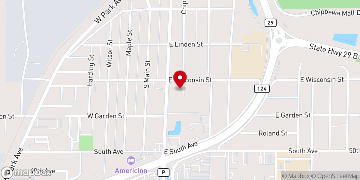 Map showing location of Faith Lutheran Church (LCMS)