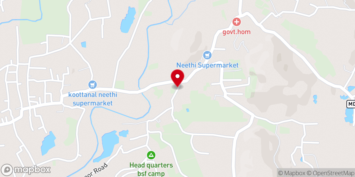 Map showing location of IPC THRISSUR A/C Church (ഐപിസി തൃശൂർ കർമ്മേൽ സഭ)