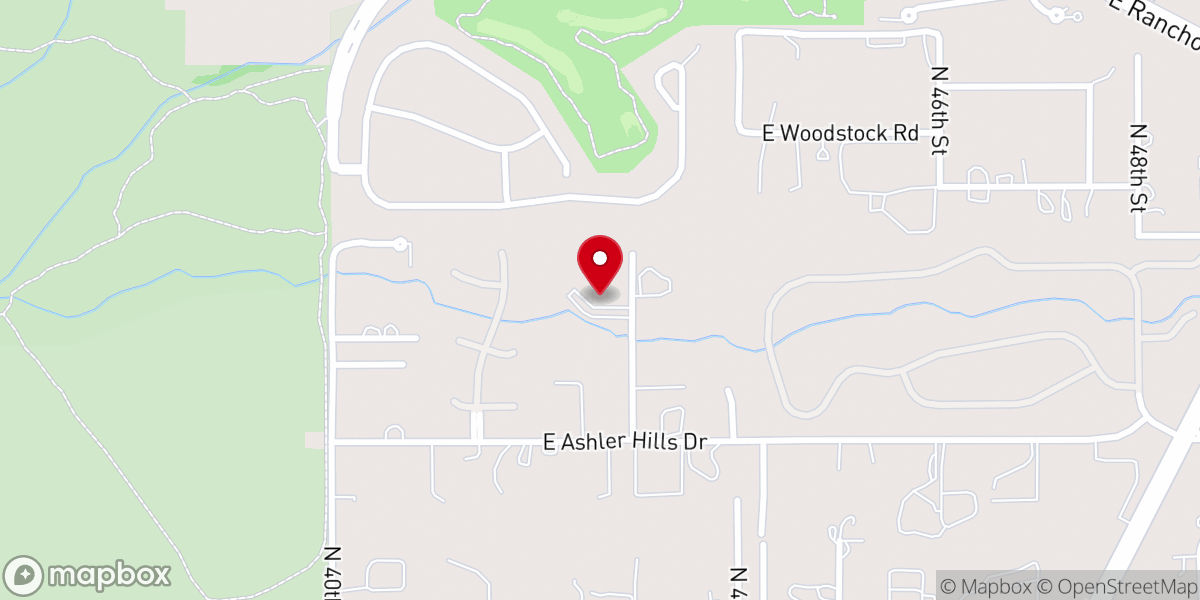 Map showing location of Phoenix Laestadian Lutheran Church