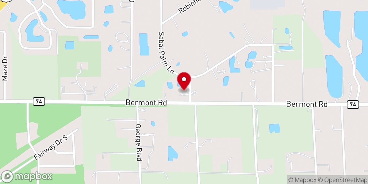 Map showing location of Biblia Ablerta De Punta Gorda