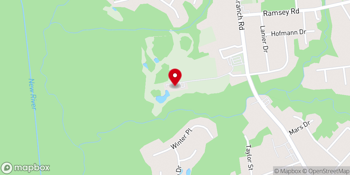 Map showing location of The Rustic Barn at Half Moon