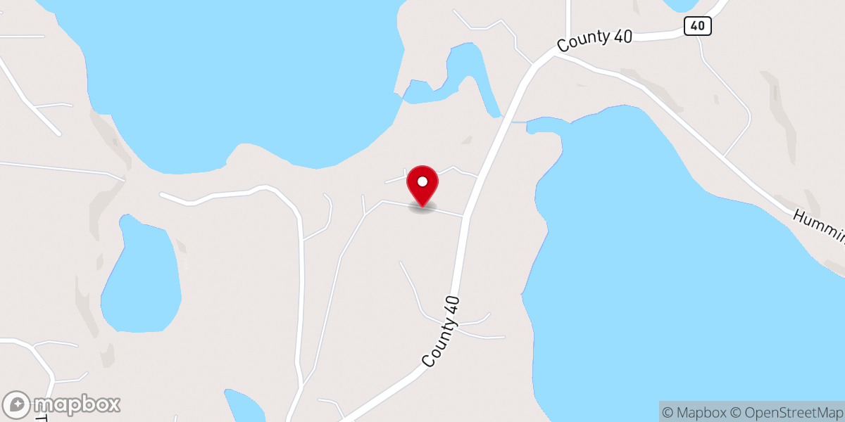 Map showing location of Character Challenge Course