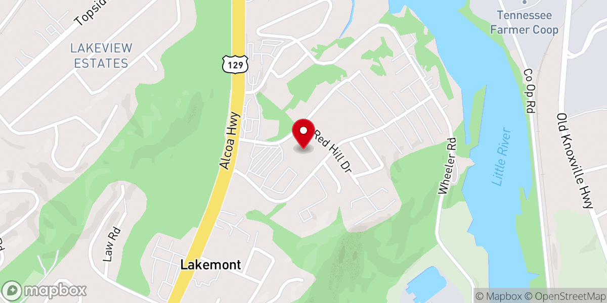 Map showing location of Green Acres Flea Market