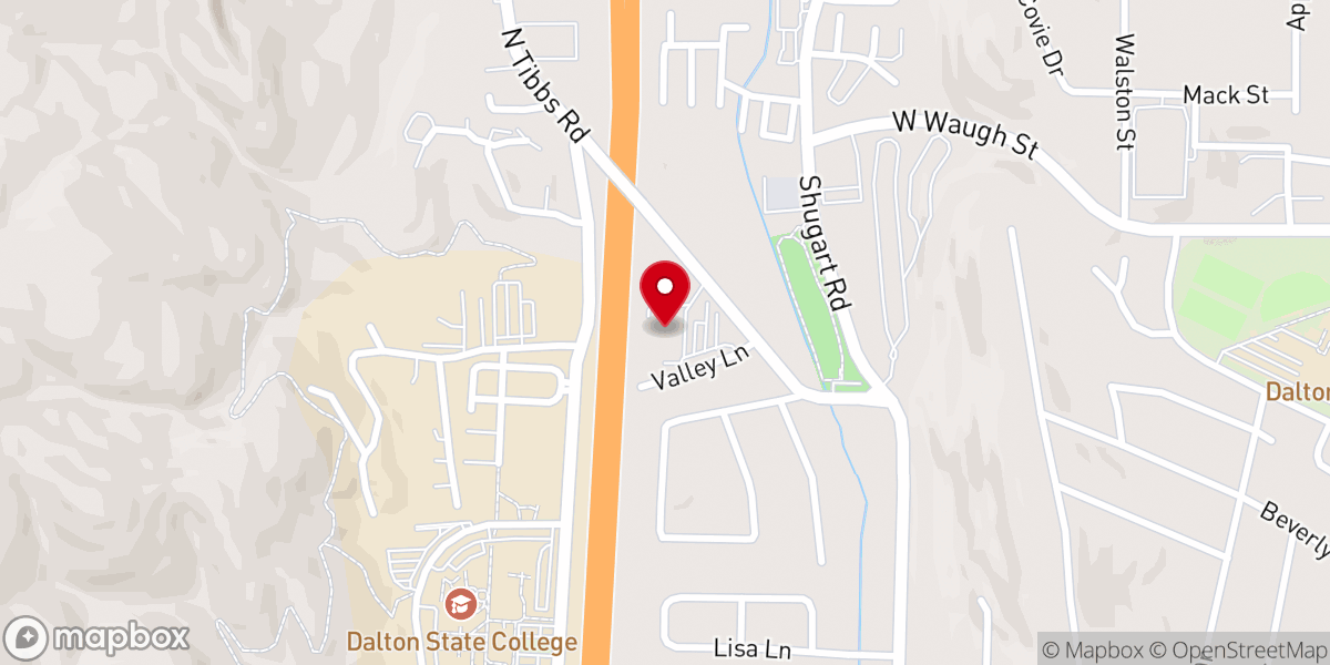 Map showing location of Central Church of Christ