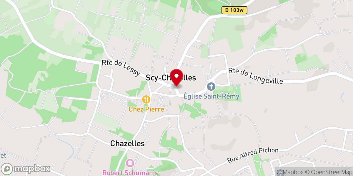 Map showing location of Chapelle