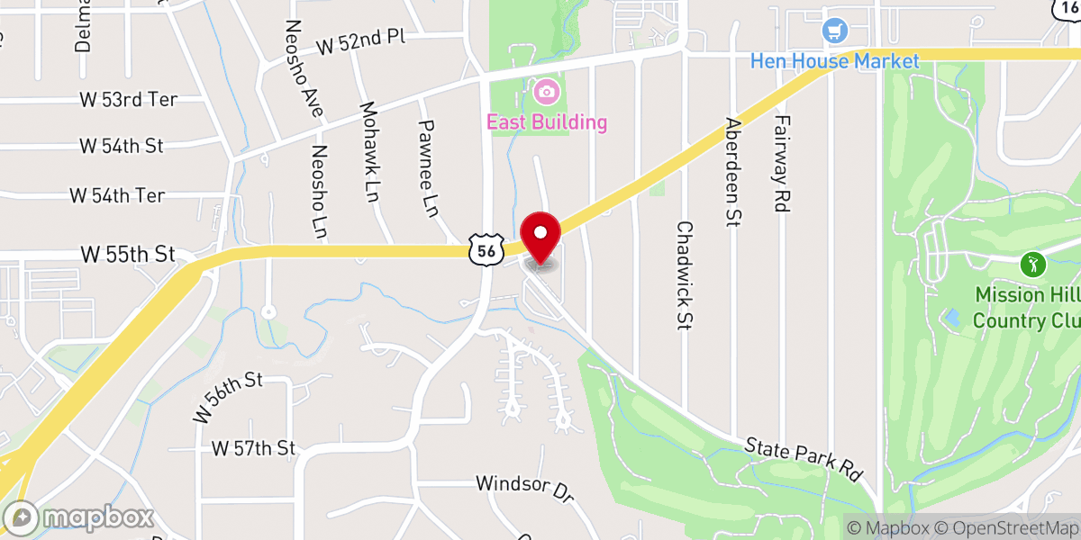 Map showing location of Old Mission United Methodist Church