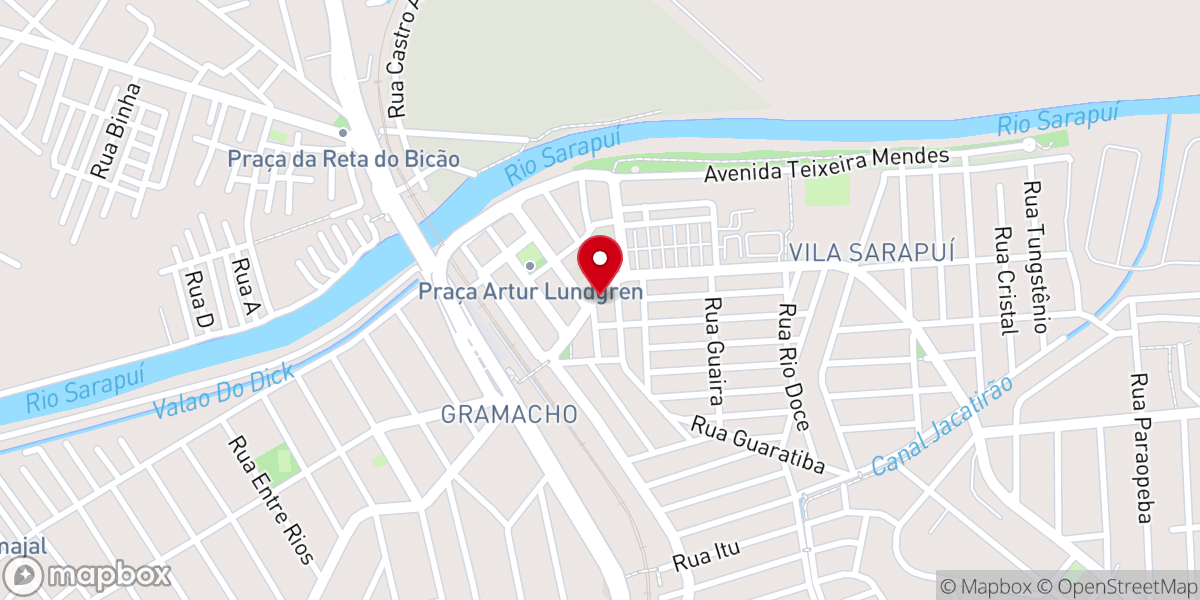 Map showing location of Igreja Pentecostal Ministério Chama da Palavra