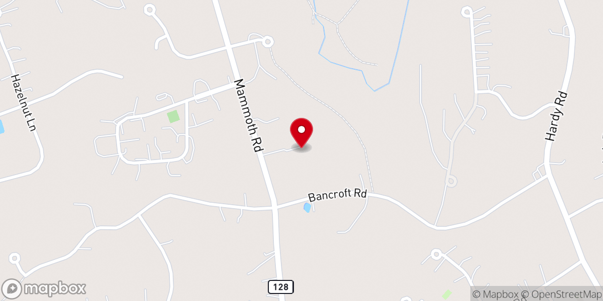 Map showing location of Londonderry Baptist Church