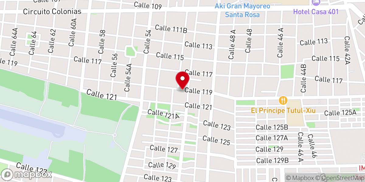 Map showing location of Iglesia El Eden Asambleas De Dios
