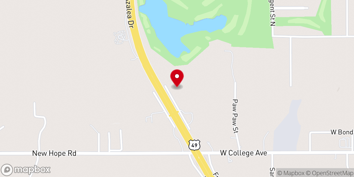 Map showing location of Northwood Church | Wiggins Community