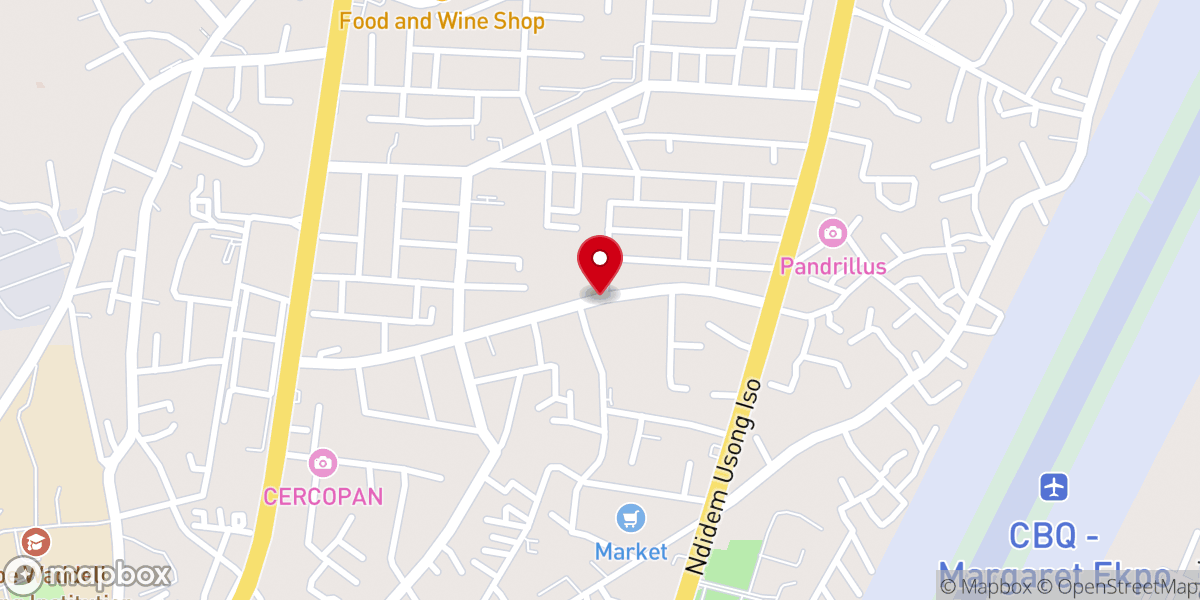 Map showing location of Redemption power church Int'l.