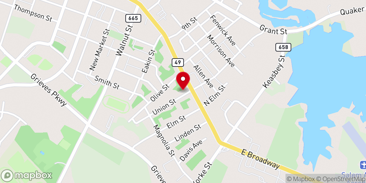 Map showing location of Mt Calvary SDA Church