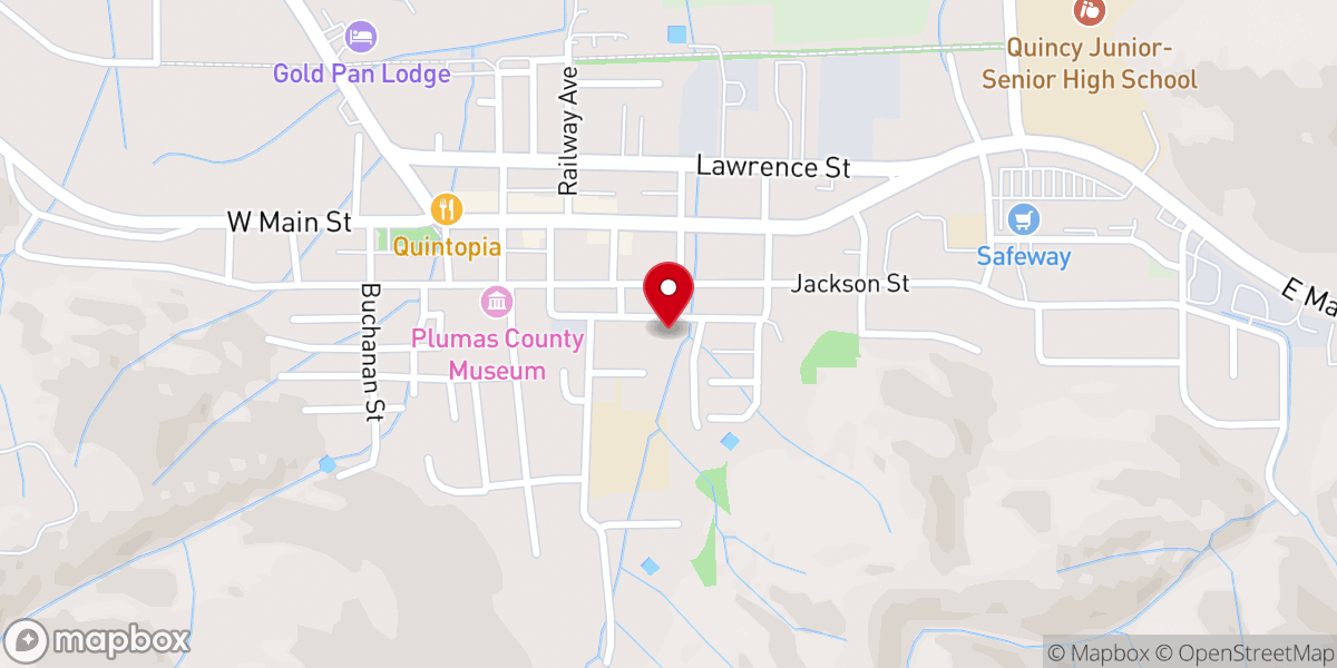 Map showing location of Our Savior's Lutheran Church