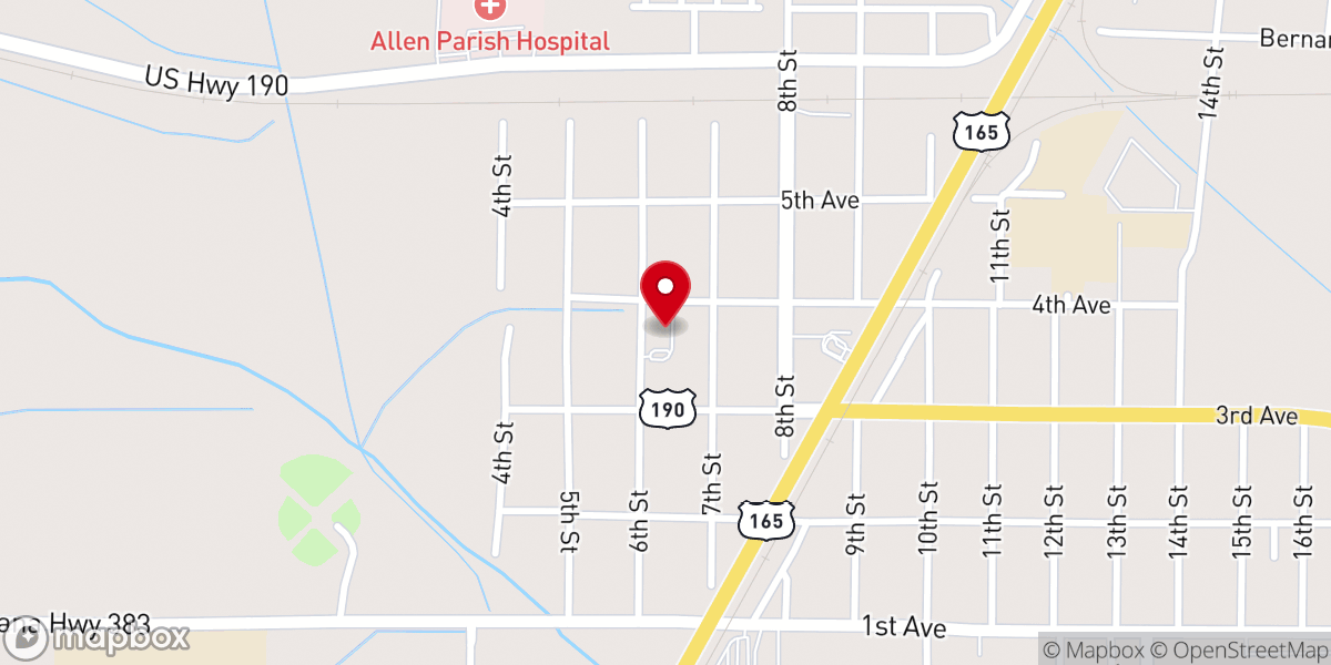 Map showing location of Saint Philip Neri Catholic Church