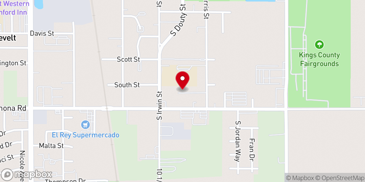 Map showing location of Interstate Association of the Church of God