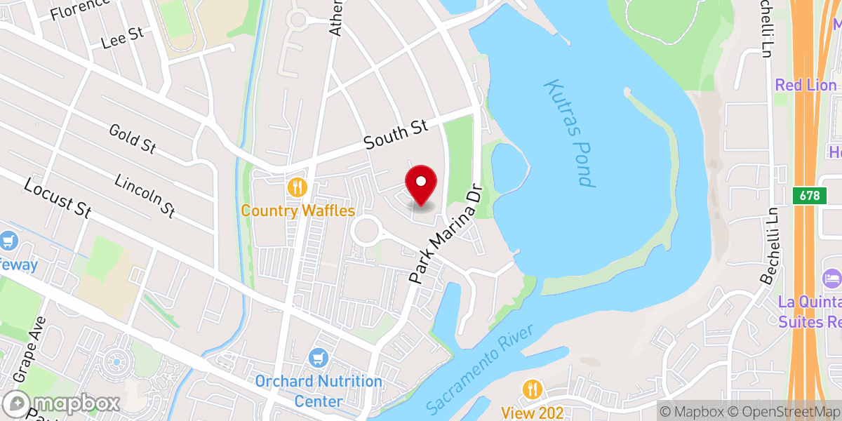 Map showing location of Northern Valley Catholic Social Service