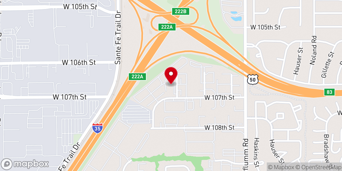 Map showing location of Life mission church