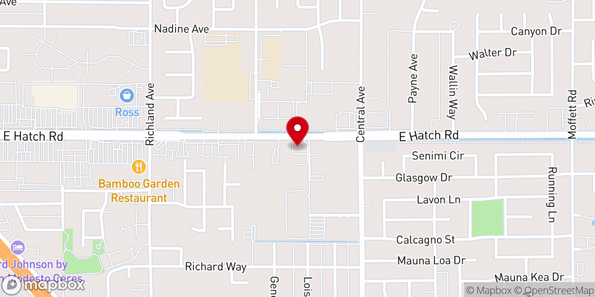 Map showing location of Harvest Church Hatch Rd Campus