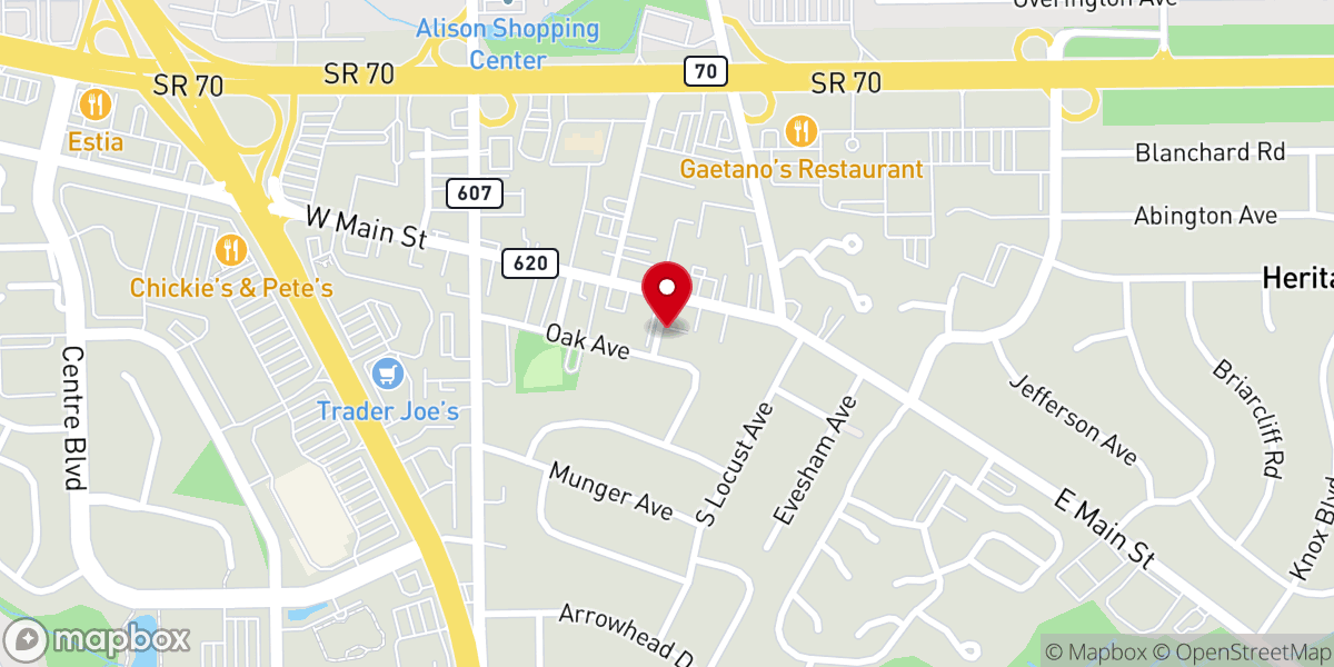 Map showing location of Joyful Noise Christian School
