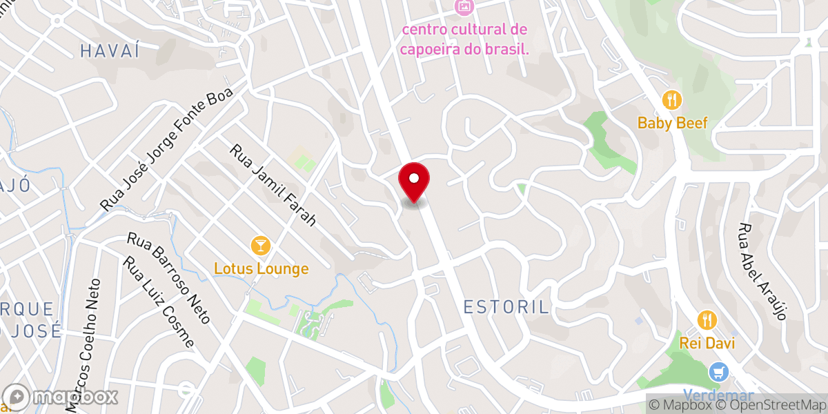 Map showing location of Boas Novas Church