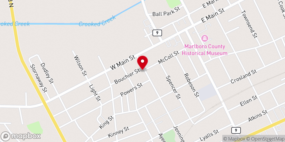 Map showing location of House of Deliverance For All