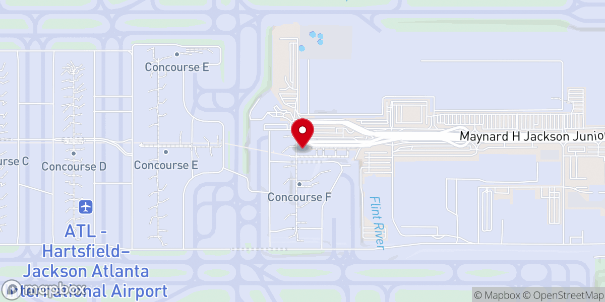 Map showing location of Interfaith Airport Chapel