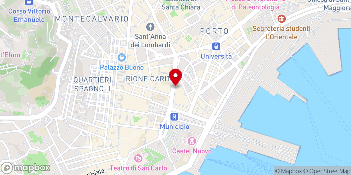 Map showing location of Chiesa Pietà dei Turchini