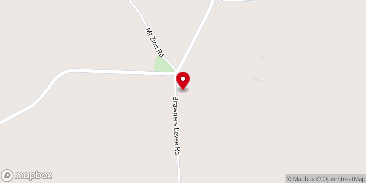 Map showing location of Beech Springs Baptist Church
