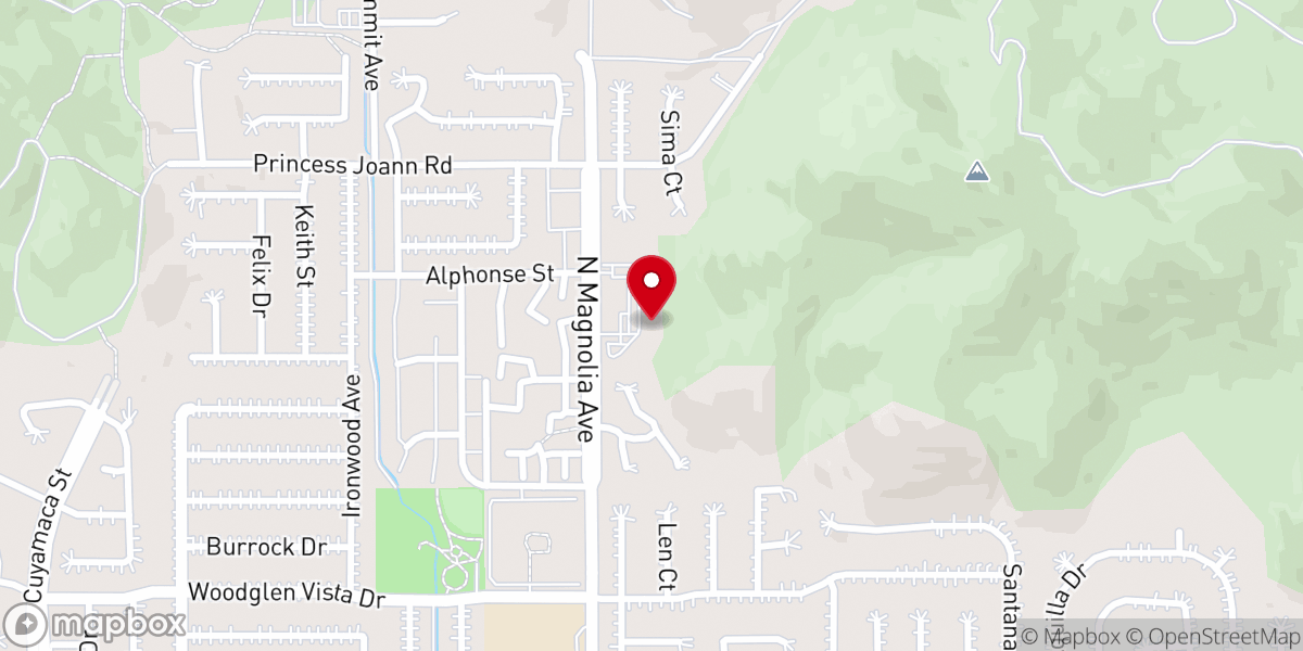 Map showing location of Reunion Church