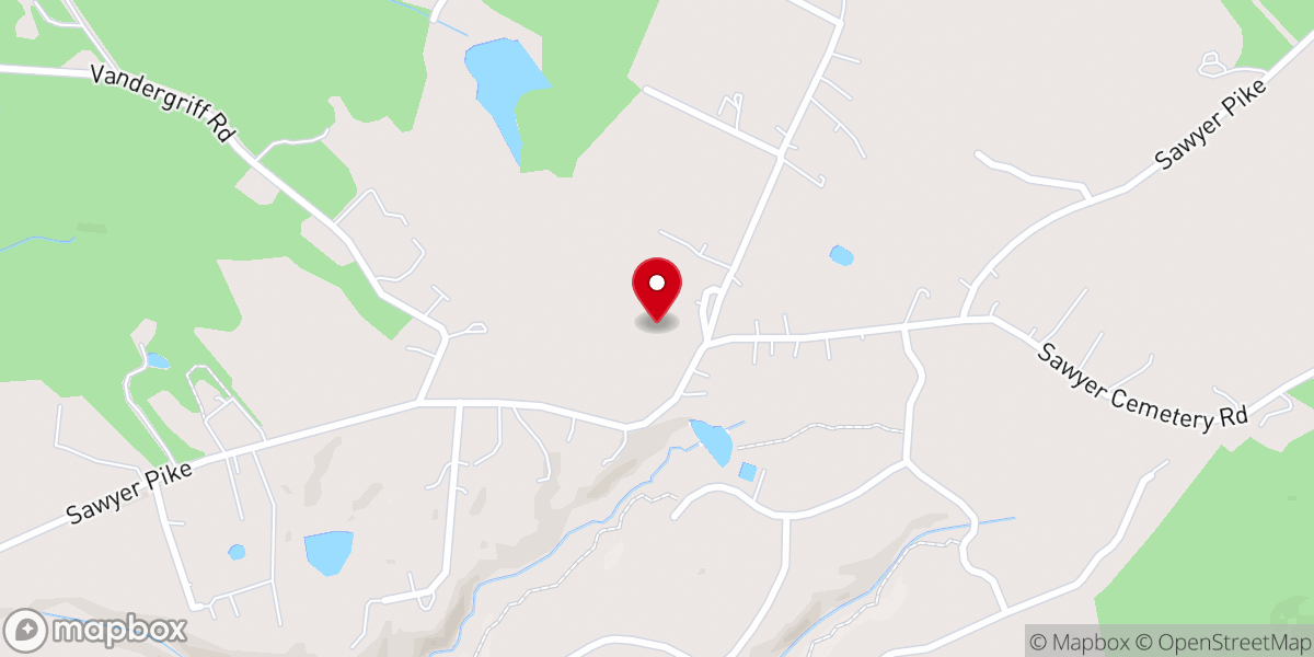 Map showing location of Mountain Friendship Church