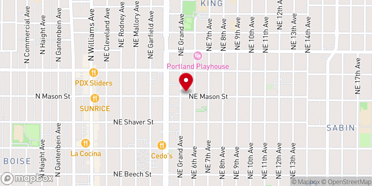 Map showing location of Full Gospel Temple of Prayer Church