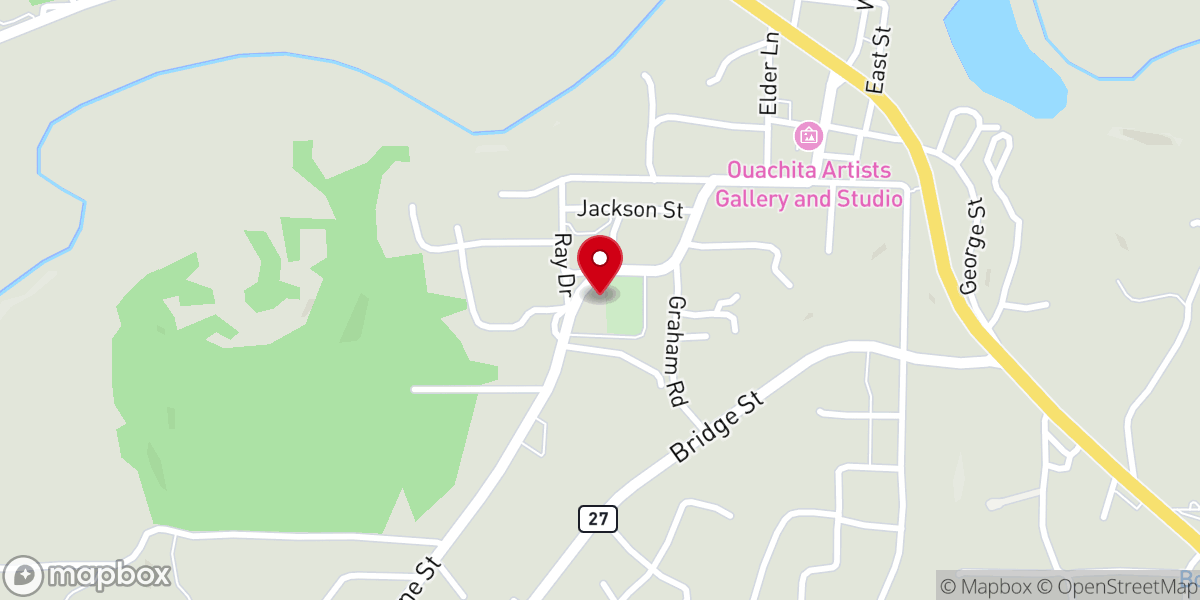 Map showing location of Mount Ida Church of God