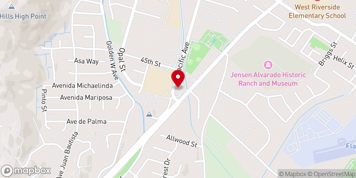 Map showing location of Iglesia Cristiana Bautista Nueva Esperanza
