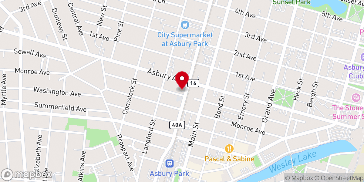 Map showing location of Market Street Mission - Jersey Shore (formerly Jersey Shore Rescue Mission)