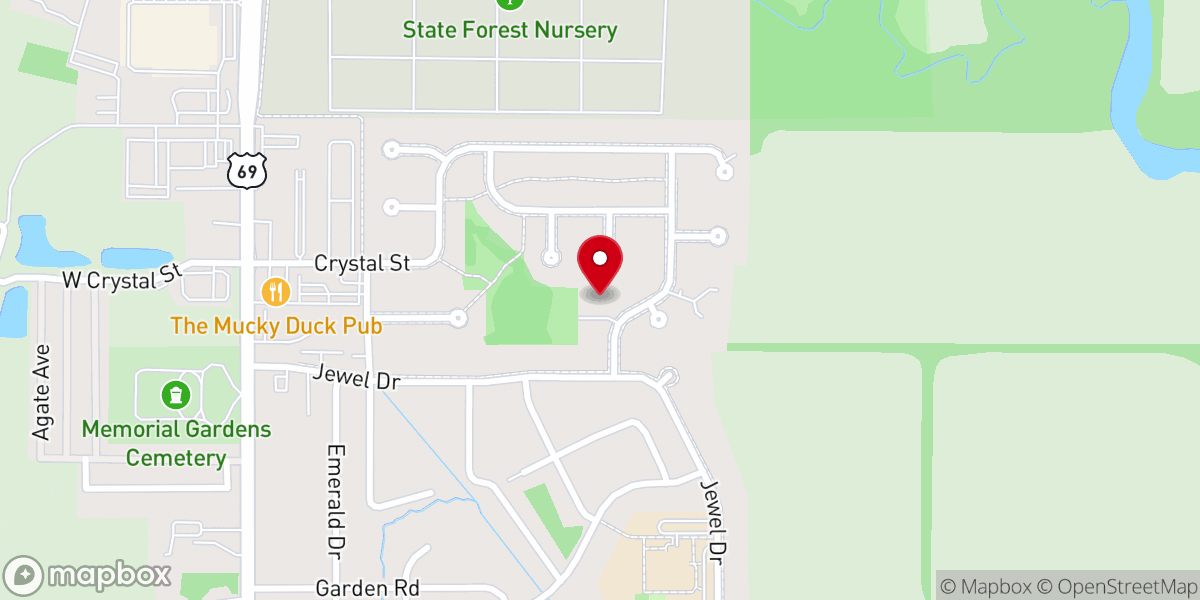 Map showing location of Bethany Lutheran Church (ELS)