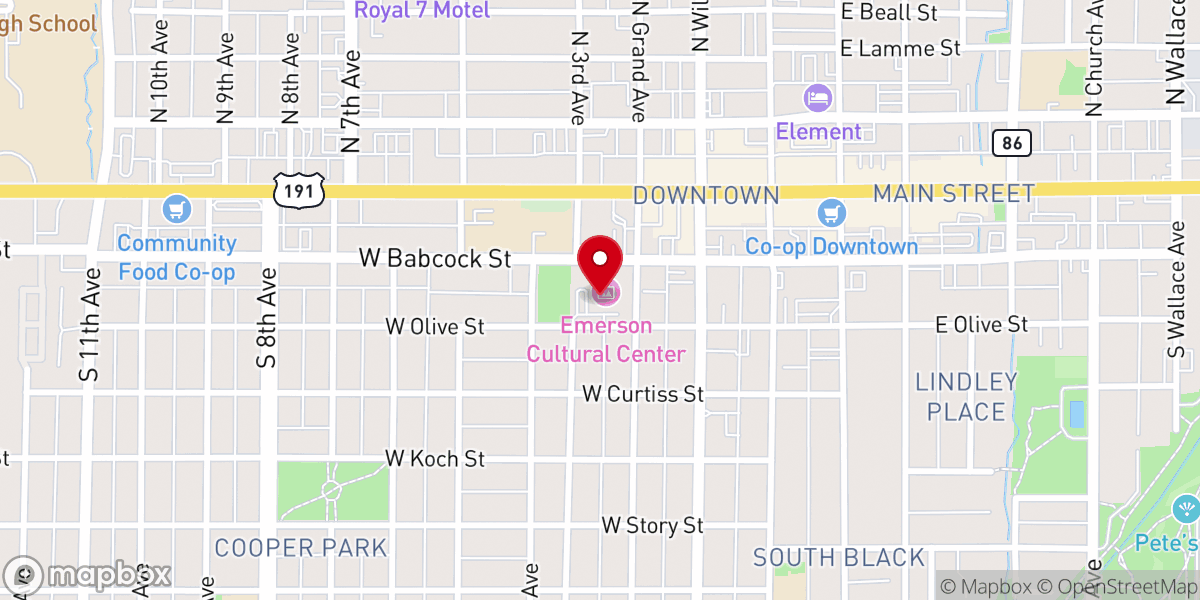 Map showing location of Fresh Life Church - Bozeman