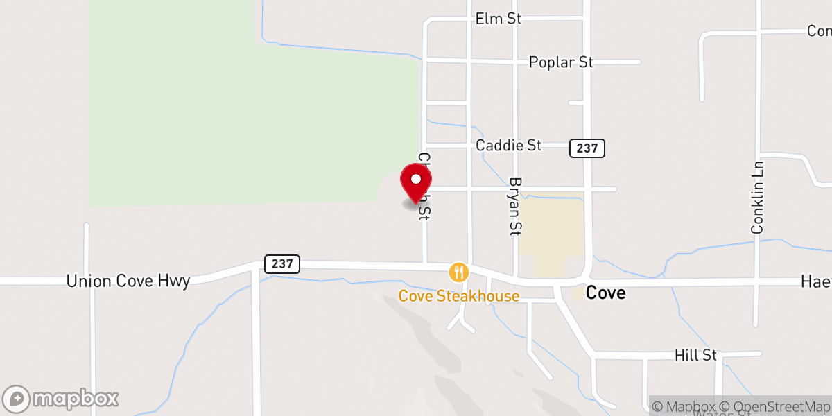 Map showing location of Episcopal Diocese of Eastern Oregon