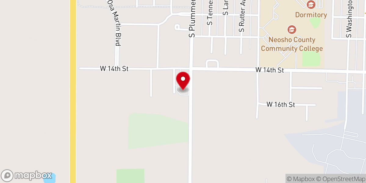 Map showing location of Westview Southern Baptist Church