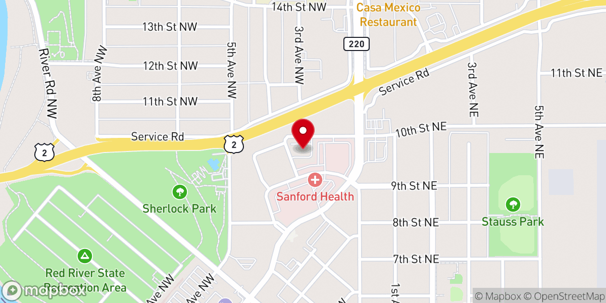 Map showing location of Still Waters Baptist Church