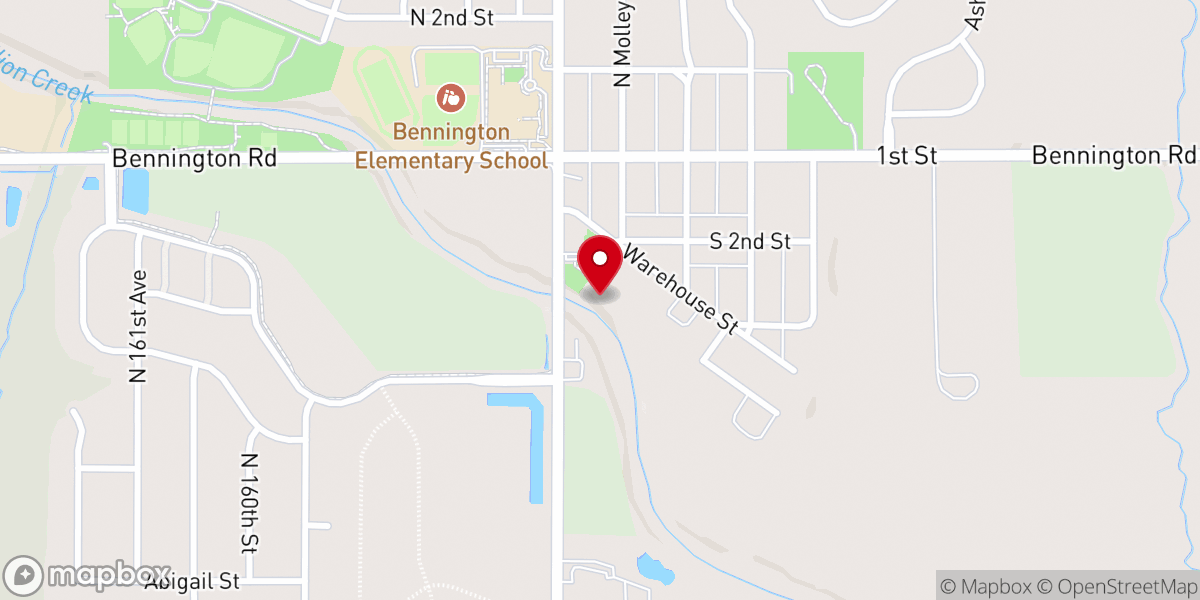 Map showing location of Great Plains Presbyterian Pilgrimage