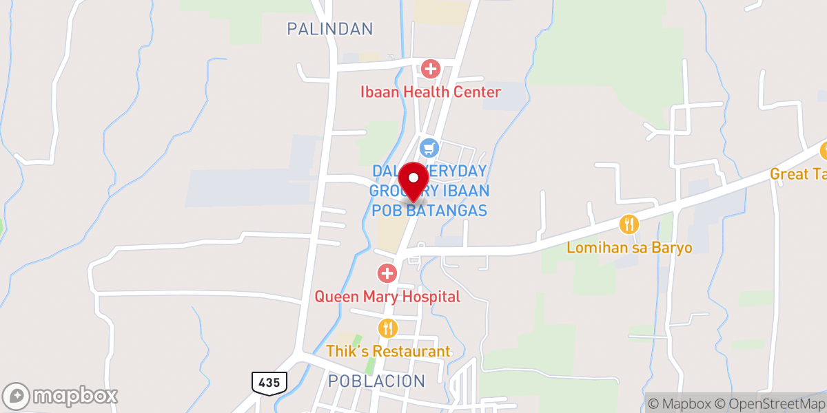 Map showing location of Mountaineer Baptist Church
